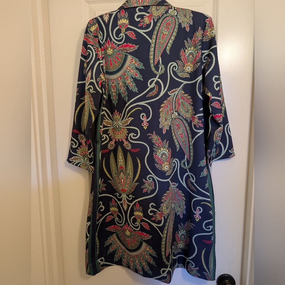 Gretchen Scott Designs Navy Paisley Dress - Picture 9 of 10
